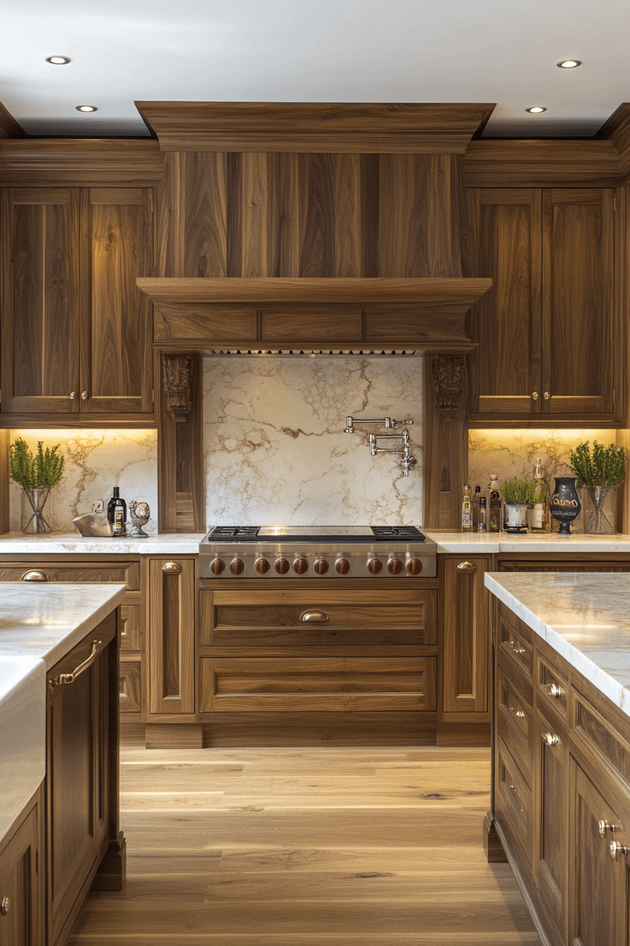 light brown cabinets kitchen