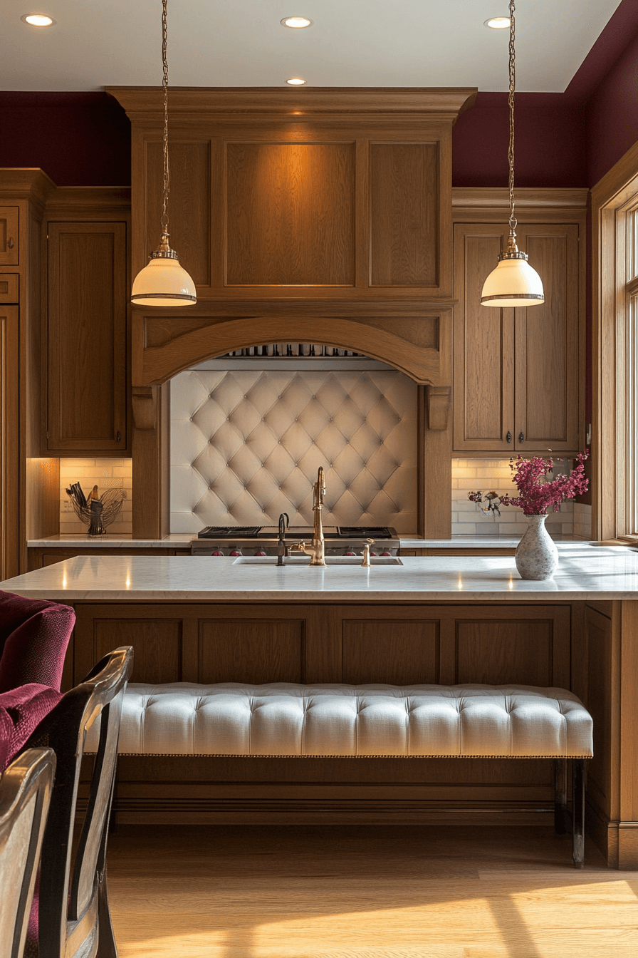 dark oak kitchen cabinets