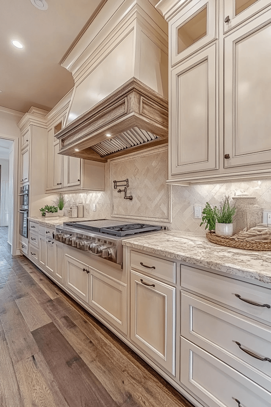 light brown cabinets kitchen