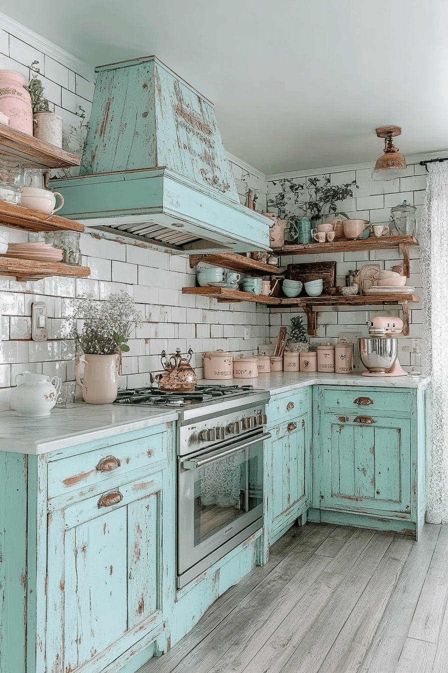 vintage kitchen cabinets