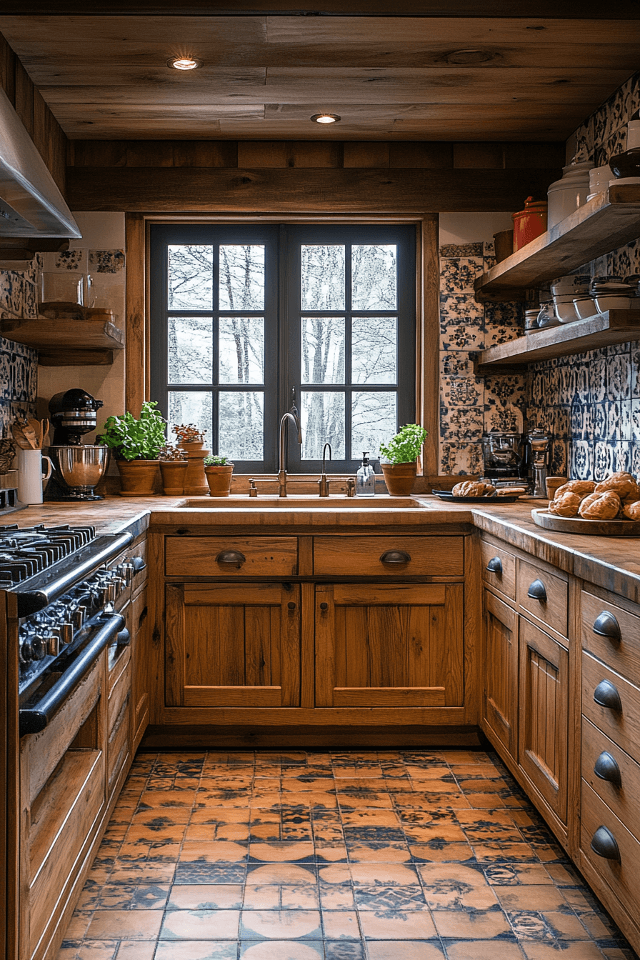 vintage kitchen cabinets