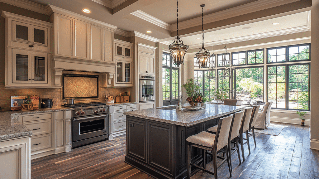 dark taupe kitchen cabinets