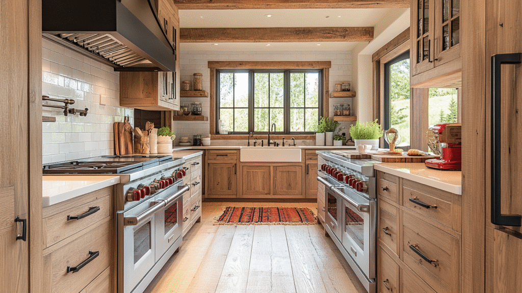 light brown cabinets kitchen