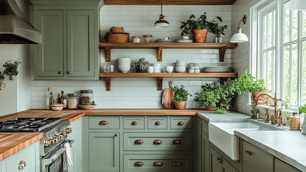 vintage kitchen cabinets