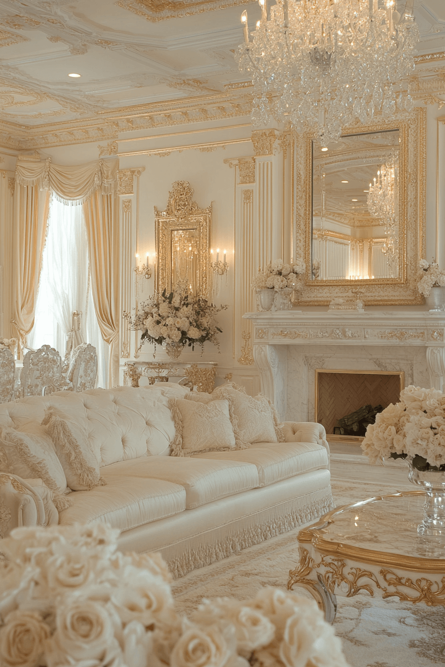 cream couch living room