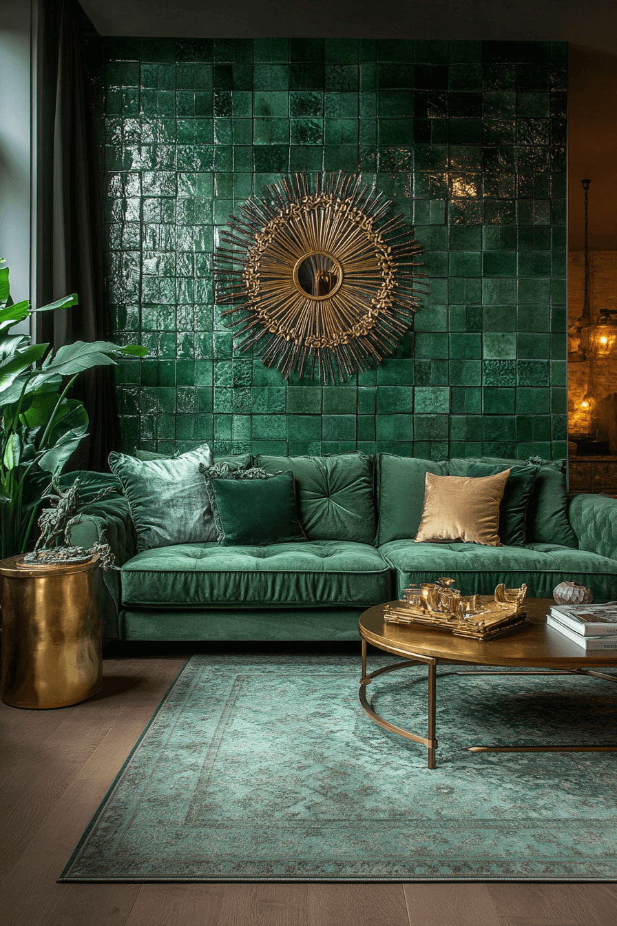 olive green couch living room ideas