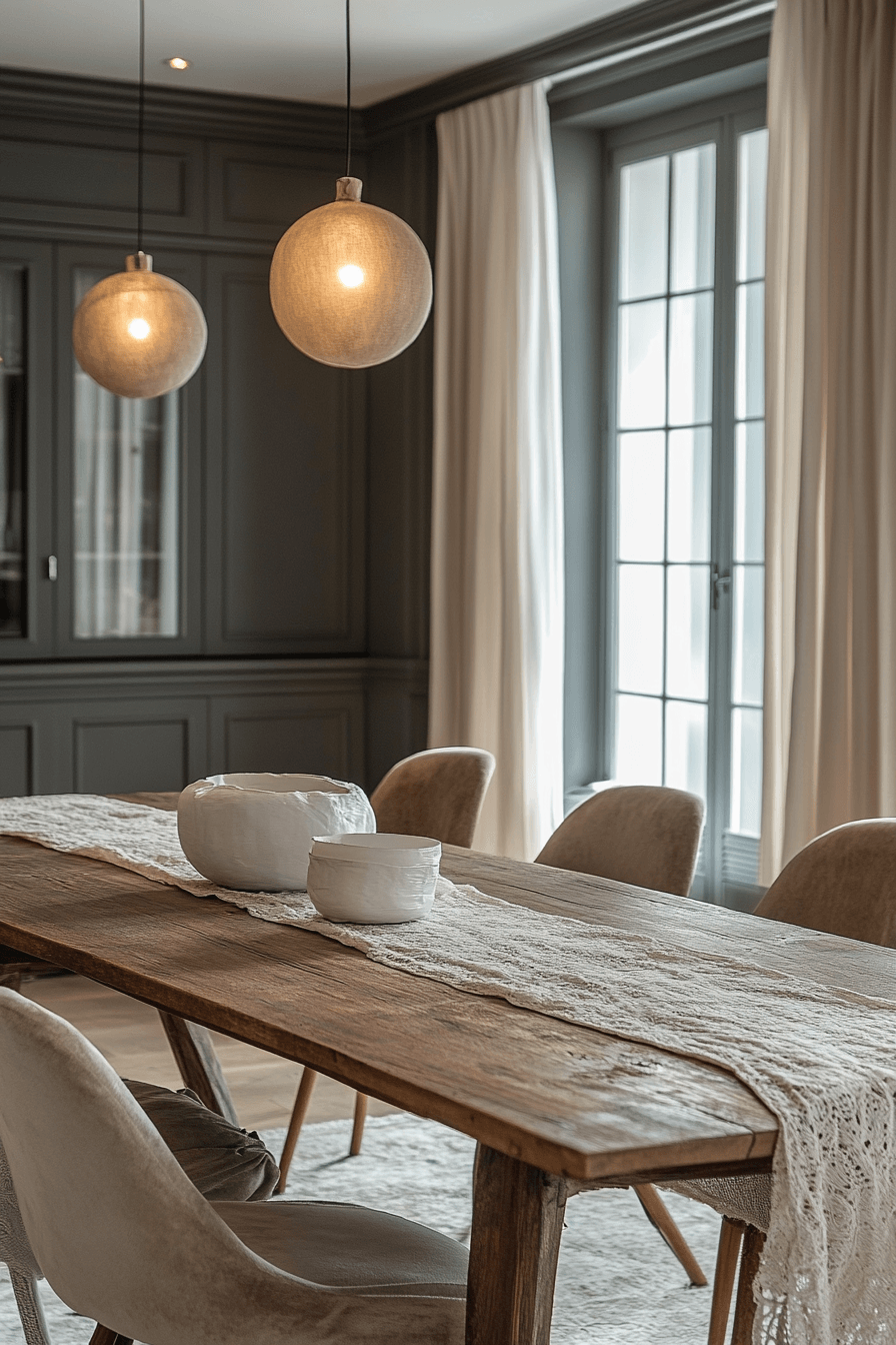 granny chic dining room