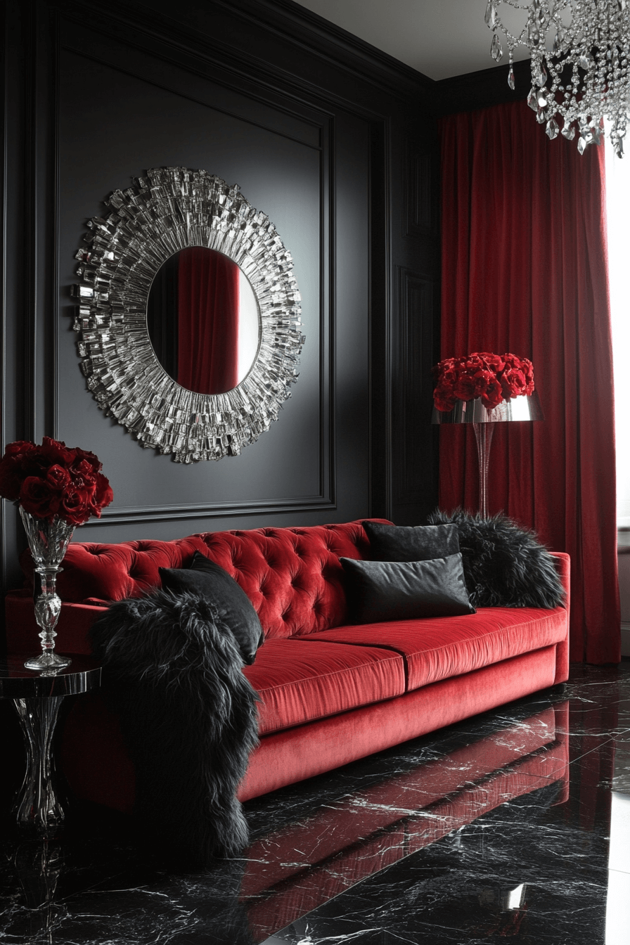 27+ Red Couch Living Room Ideas to Transform Small Spaces With Big Impact red couch living room