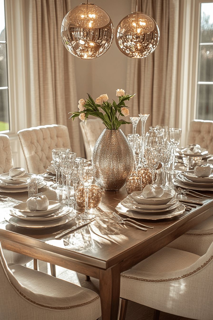 granny chic dining room
