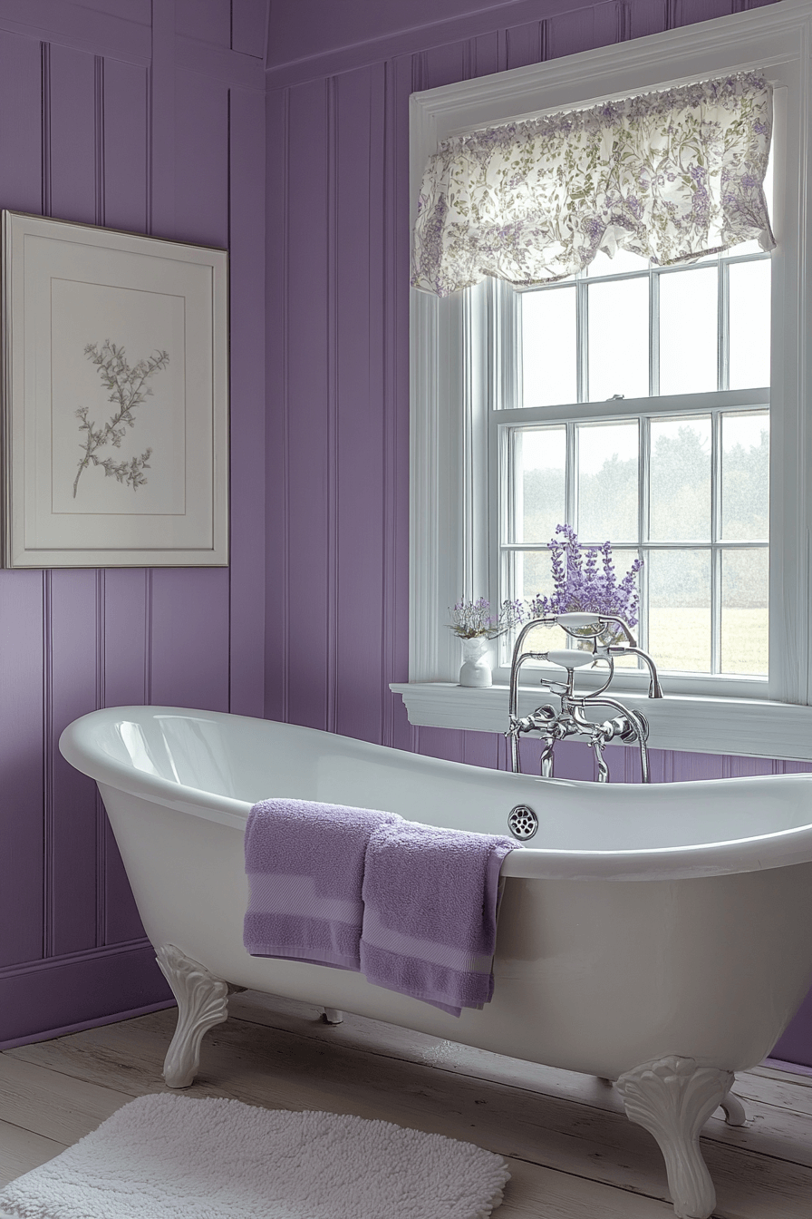 granny chic bathroom