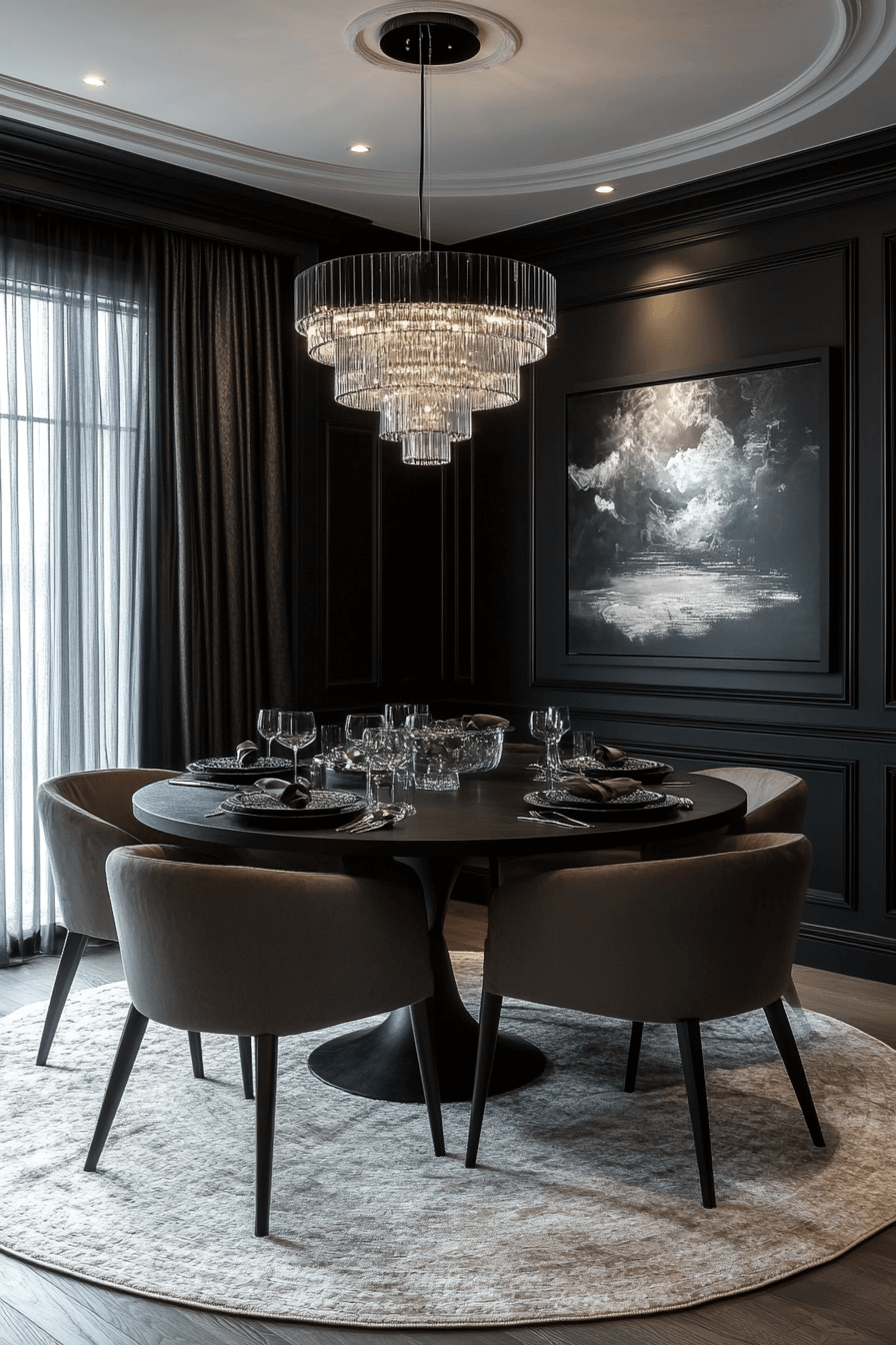 granny chic dining room