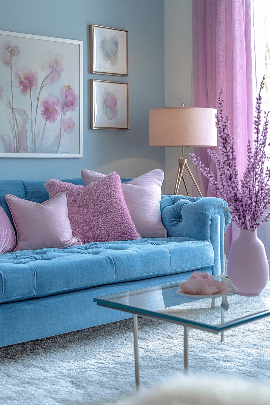 teal couch living room