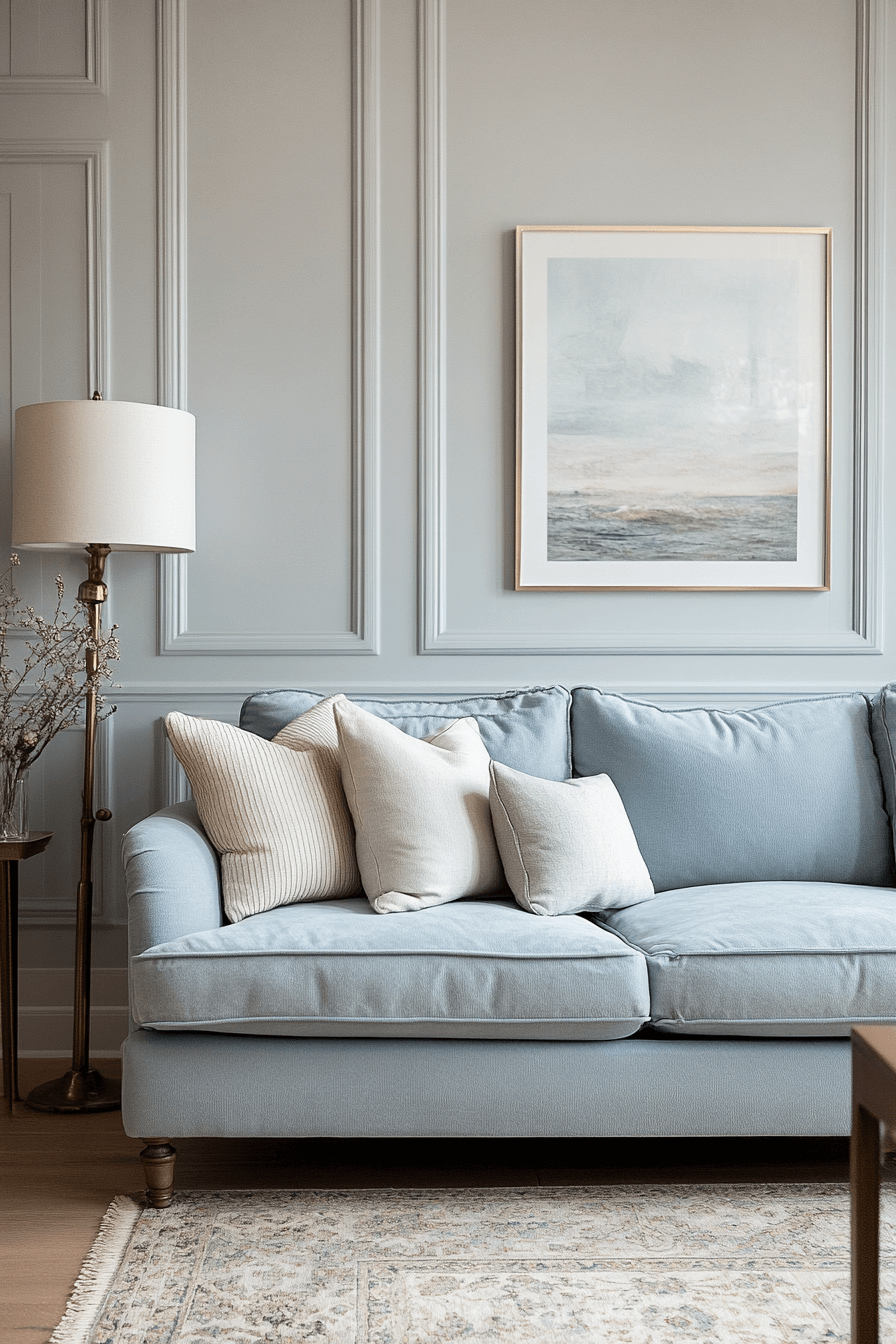 blue couch living room ideas