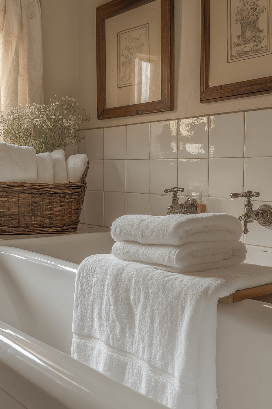 granny chic bathroom