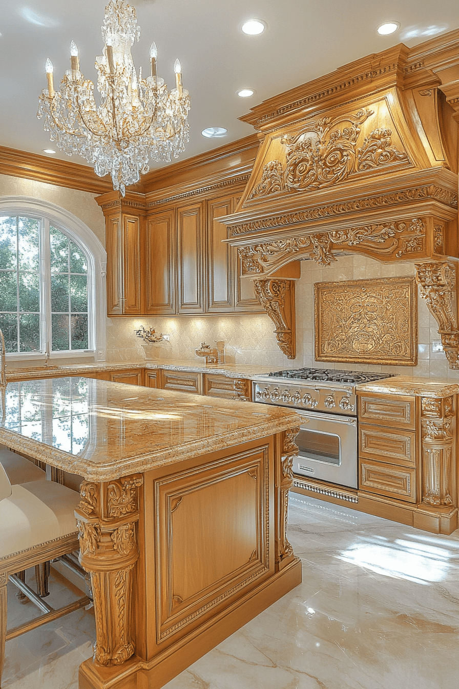 27+ Golden Oak Kitchen Cabinets That Make Every Detail Stand Out golden oak kitchen cabinets