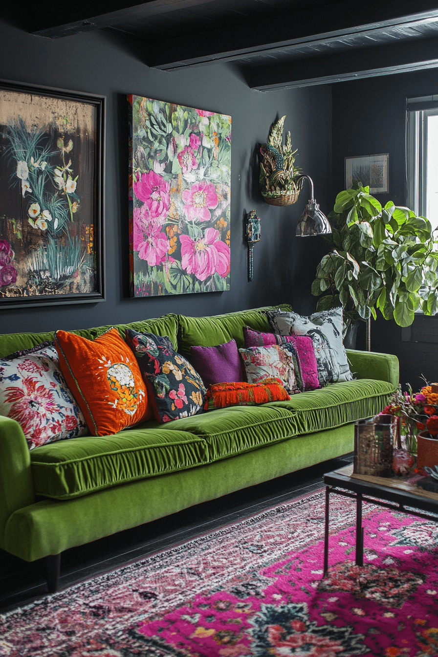 25+ Green Couch Living Room Ideas That Add Fresh Energy to Your Home green couch living room ideas