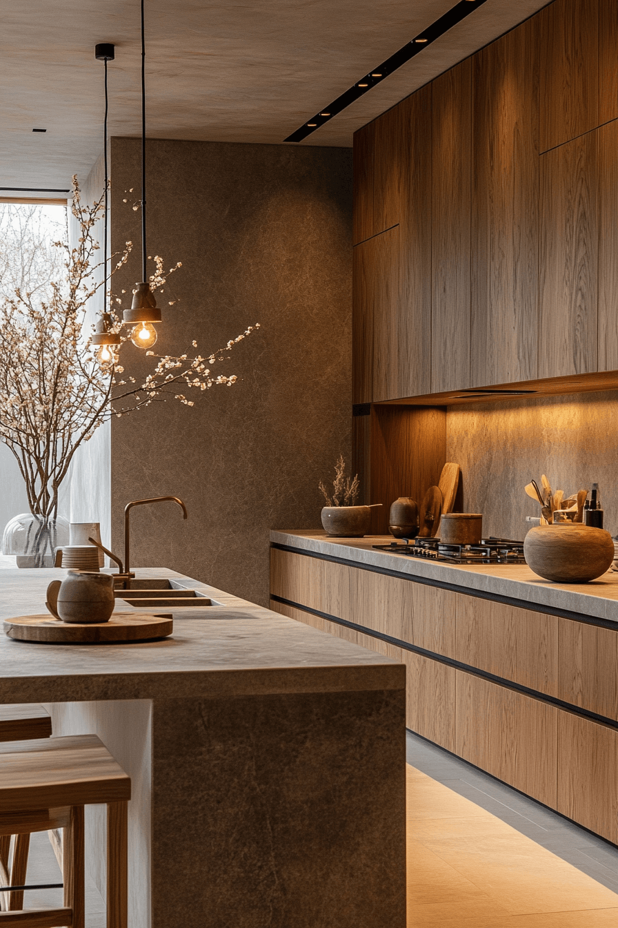 light oak kitchen cabinets