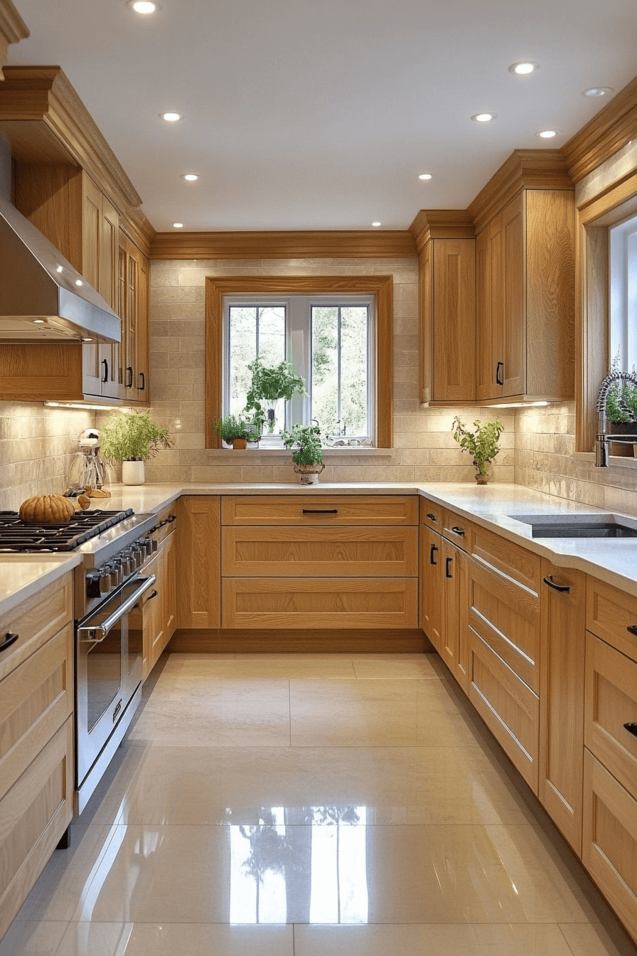 27+ Pale Oak Kitchen Cabinets Inspiration for a Fresh Kitchen Makeover pale oak kitchen cabinets