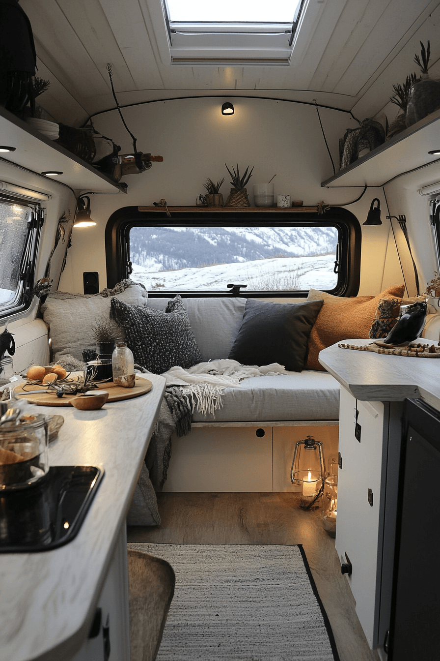25+ Small Camper Interior Ideas That Elevate Everyday Camping Trips small camper interior ideas