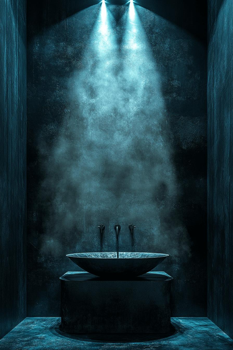 27+ Moody Powder Room Ideas That Turn Simplicity Into Stunning Beauty moody powder room