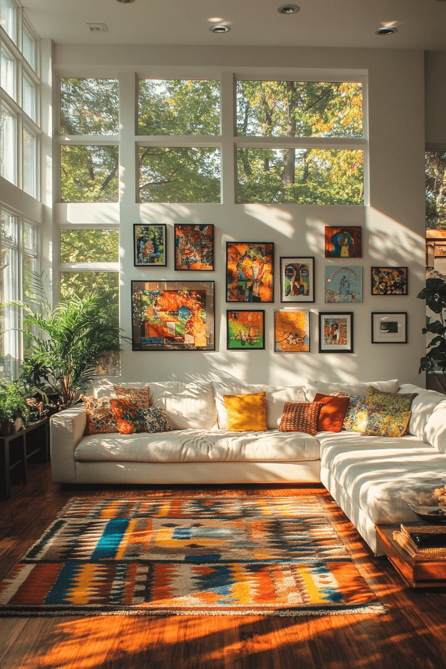 cream couch living room