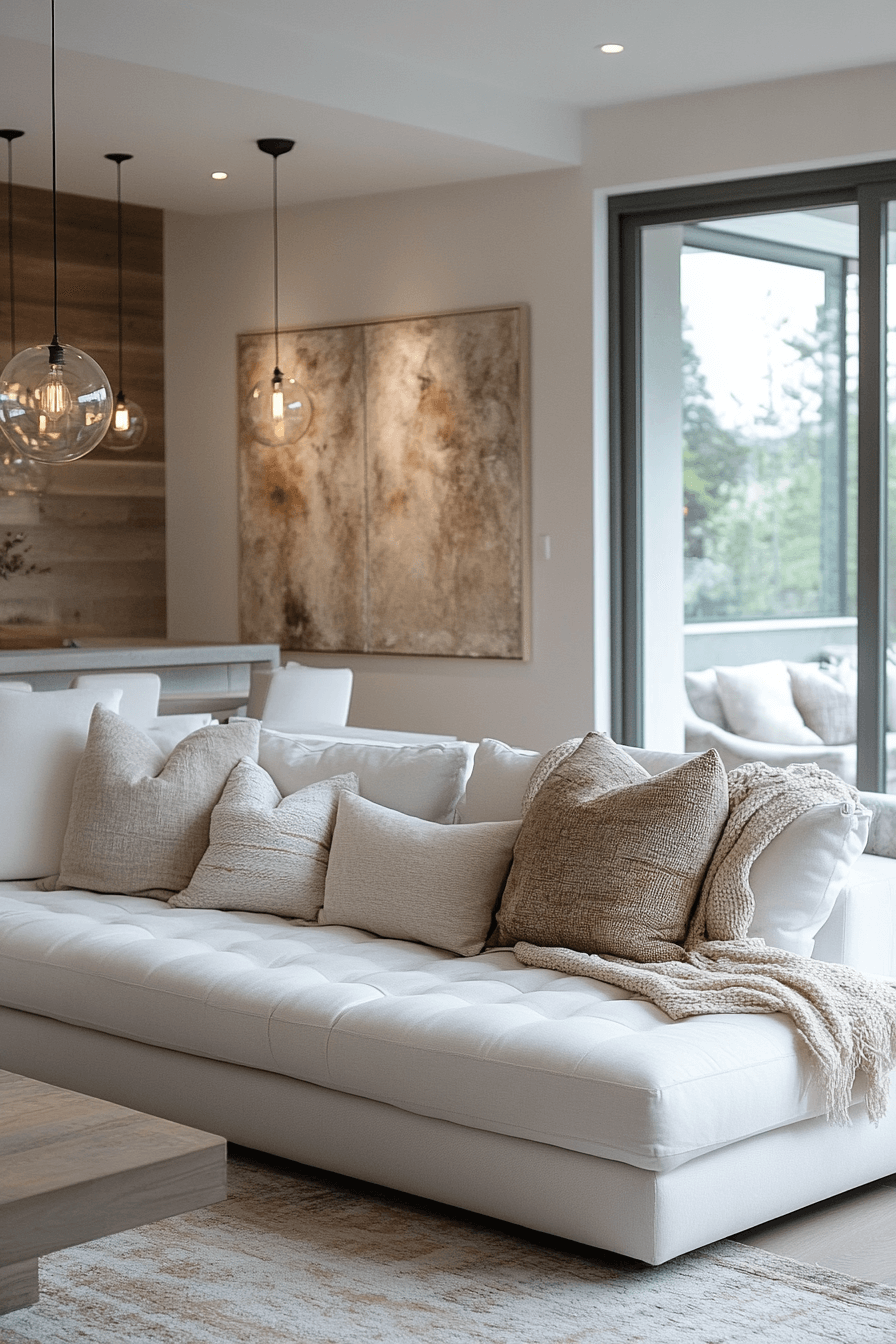 28+ White Couch Living Room Inspiration for a Fresh Yet Classic Vibe white couch living room