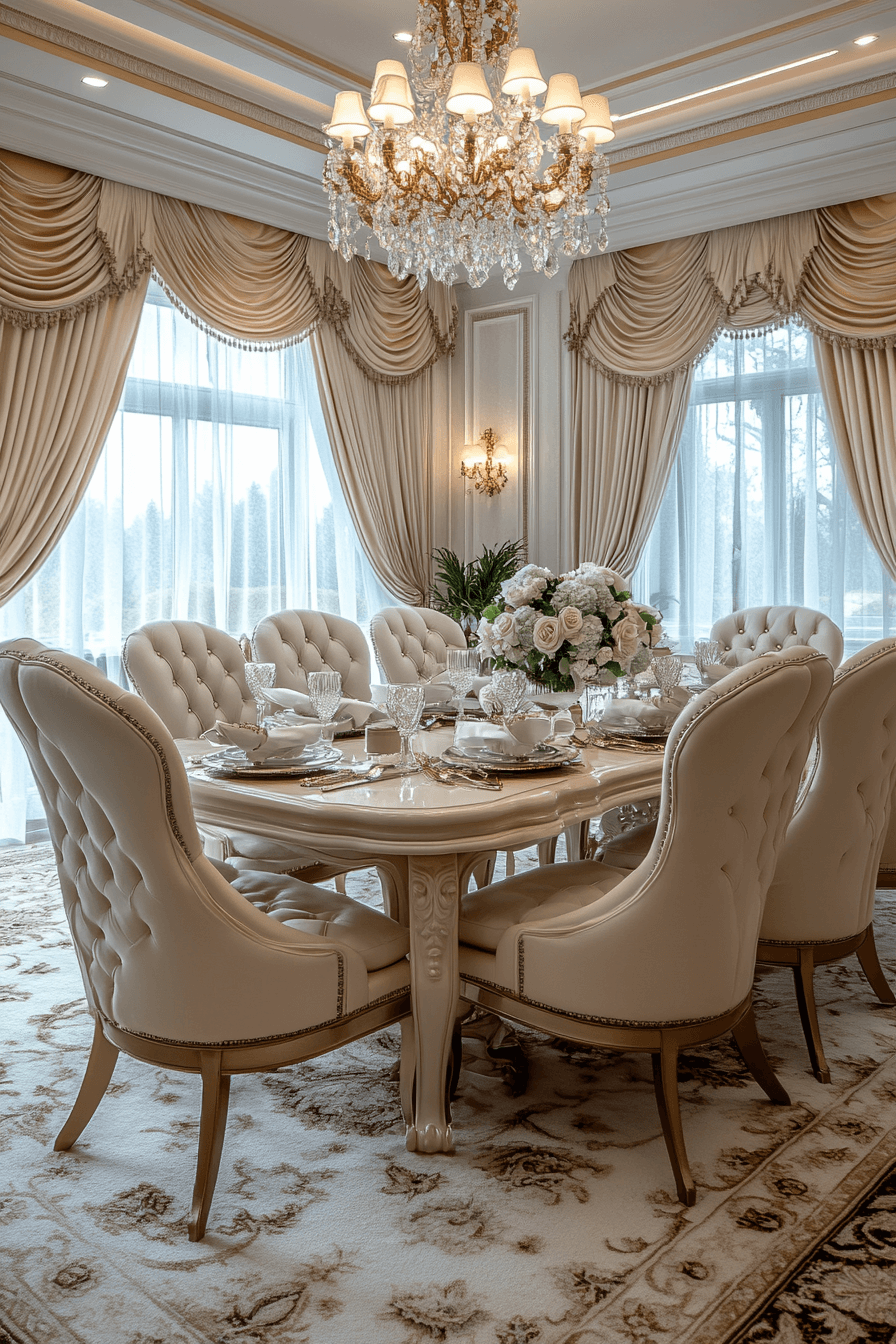 granny chic dining room