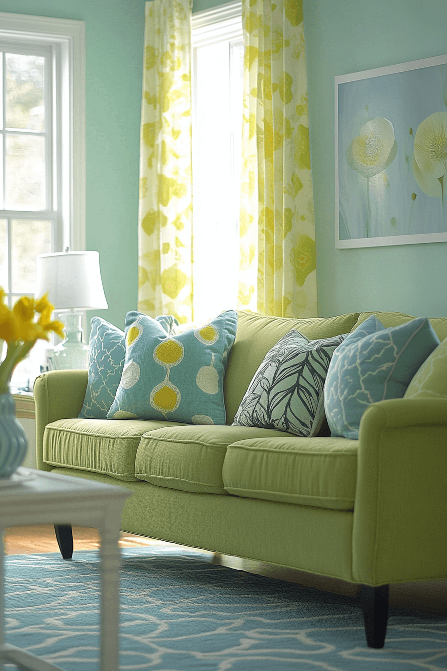 olive green couch living room ideas