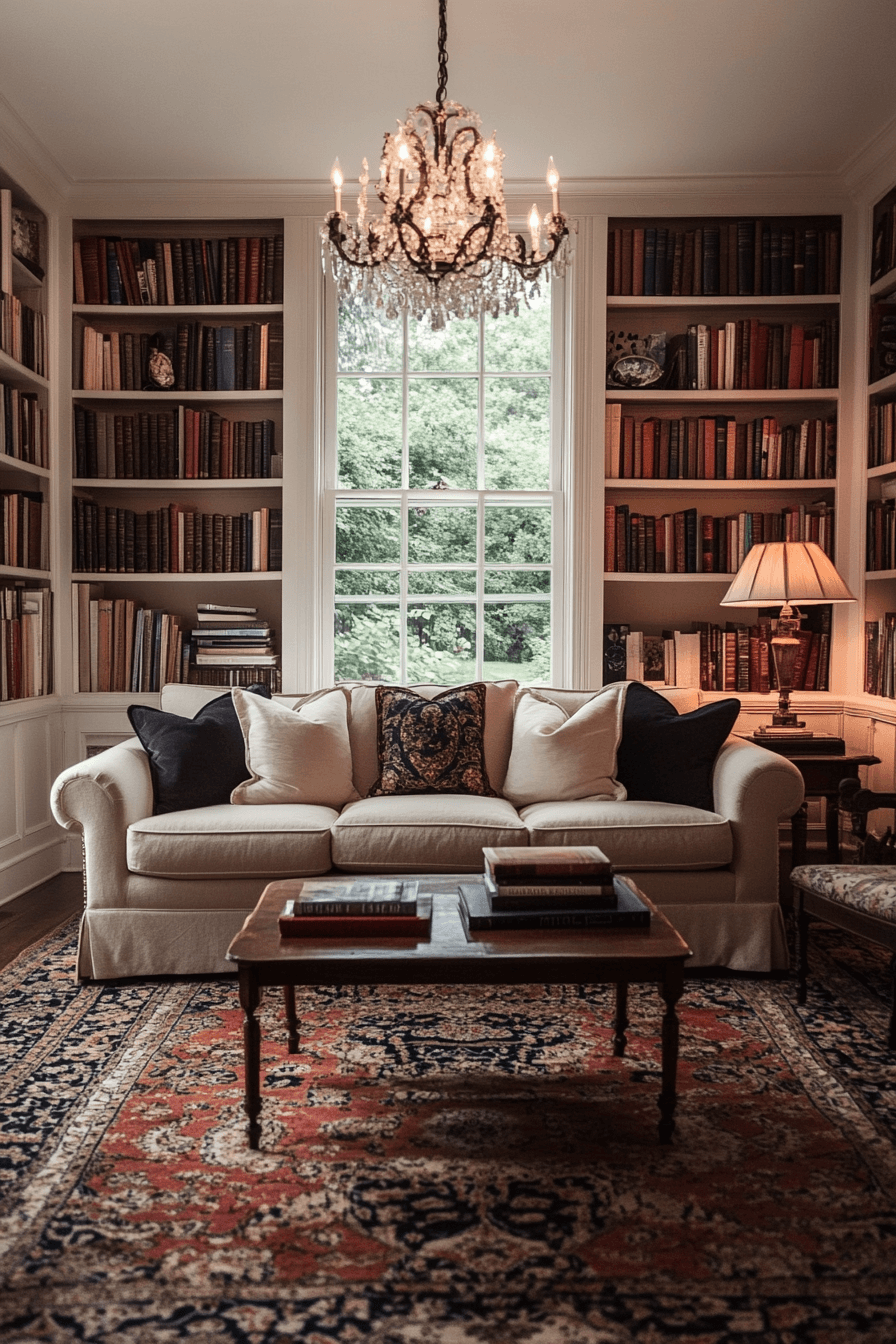 cream couch living room