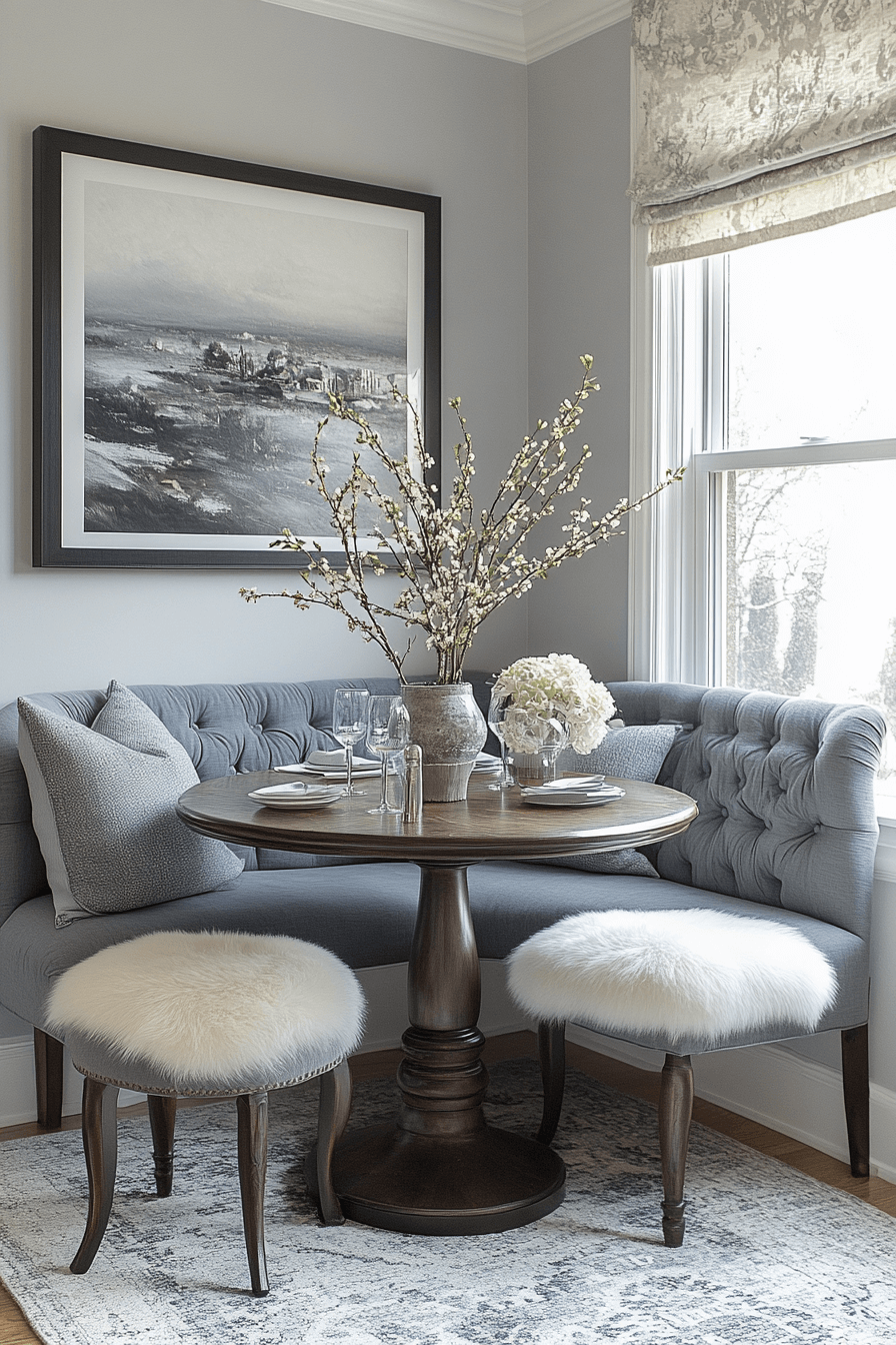 granny chic dining room
