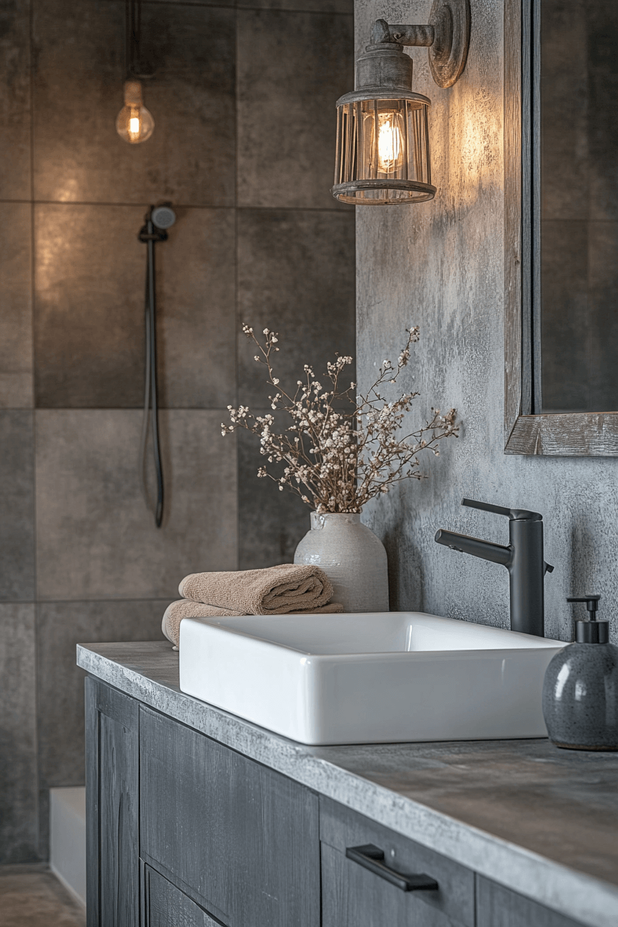 granny chic bathroom