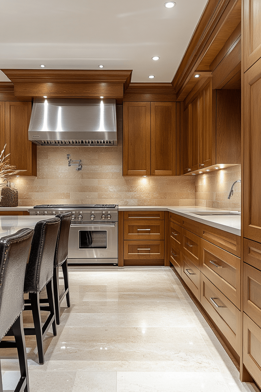 light oak kitchen cabinets