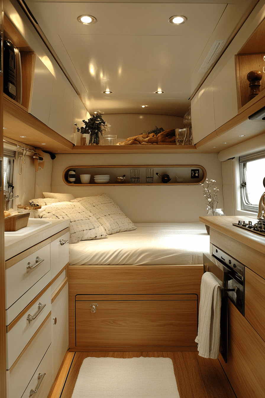 25+ Small Camper Interior Ideas That Elevate Everyday Camping Trips small camper interior ideas