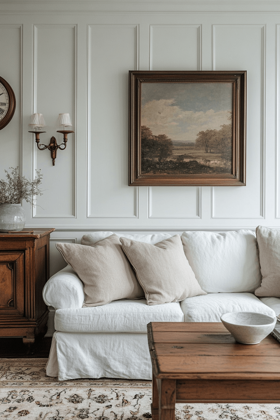 28+ White Couch Living Room Inspiration for a Fresh Yet Classic Vibe white couch living room