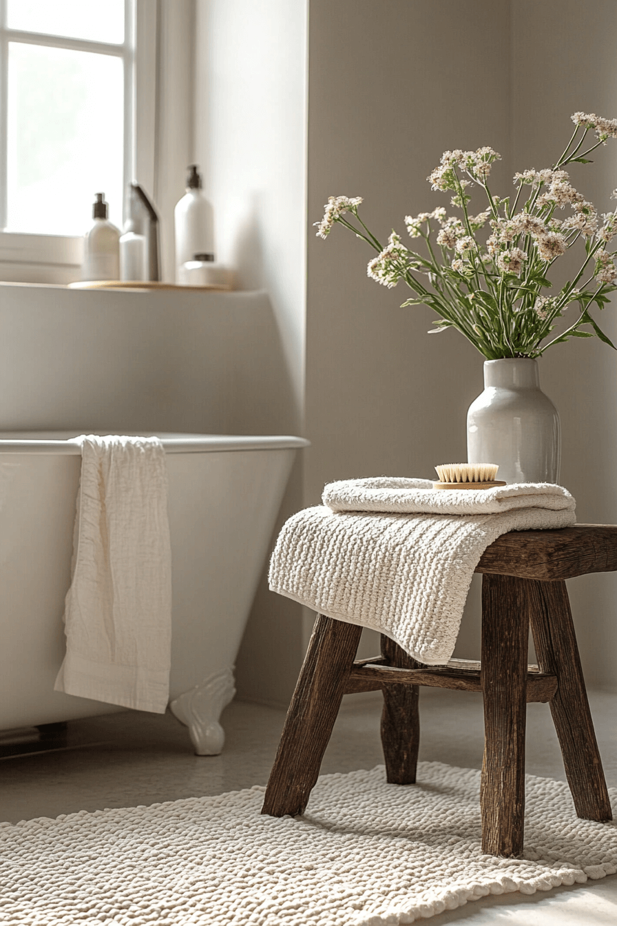 granny chic bathroom