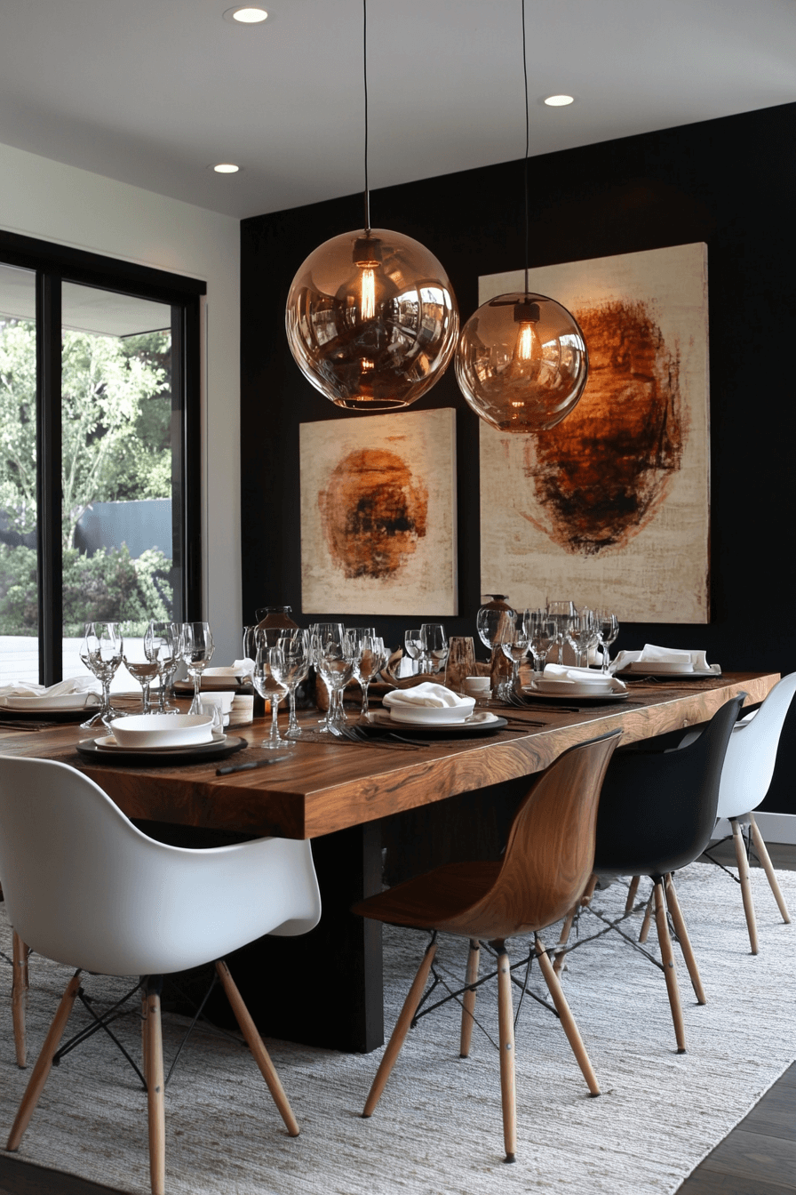 granny chic dining room