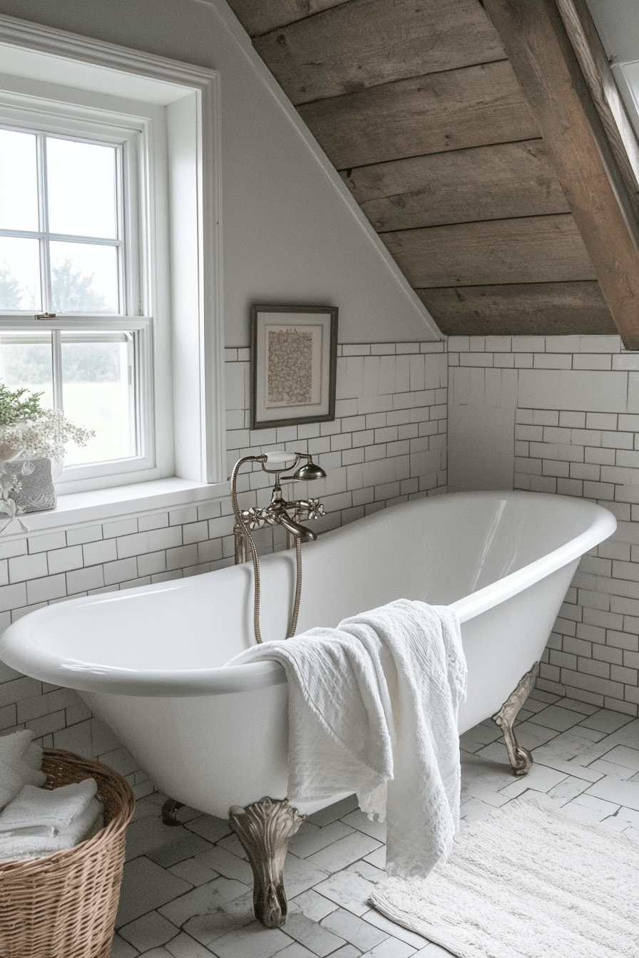 granny chic bathroom