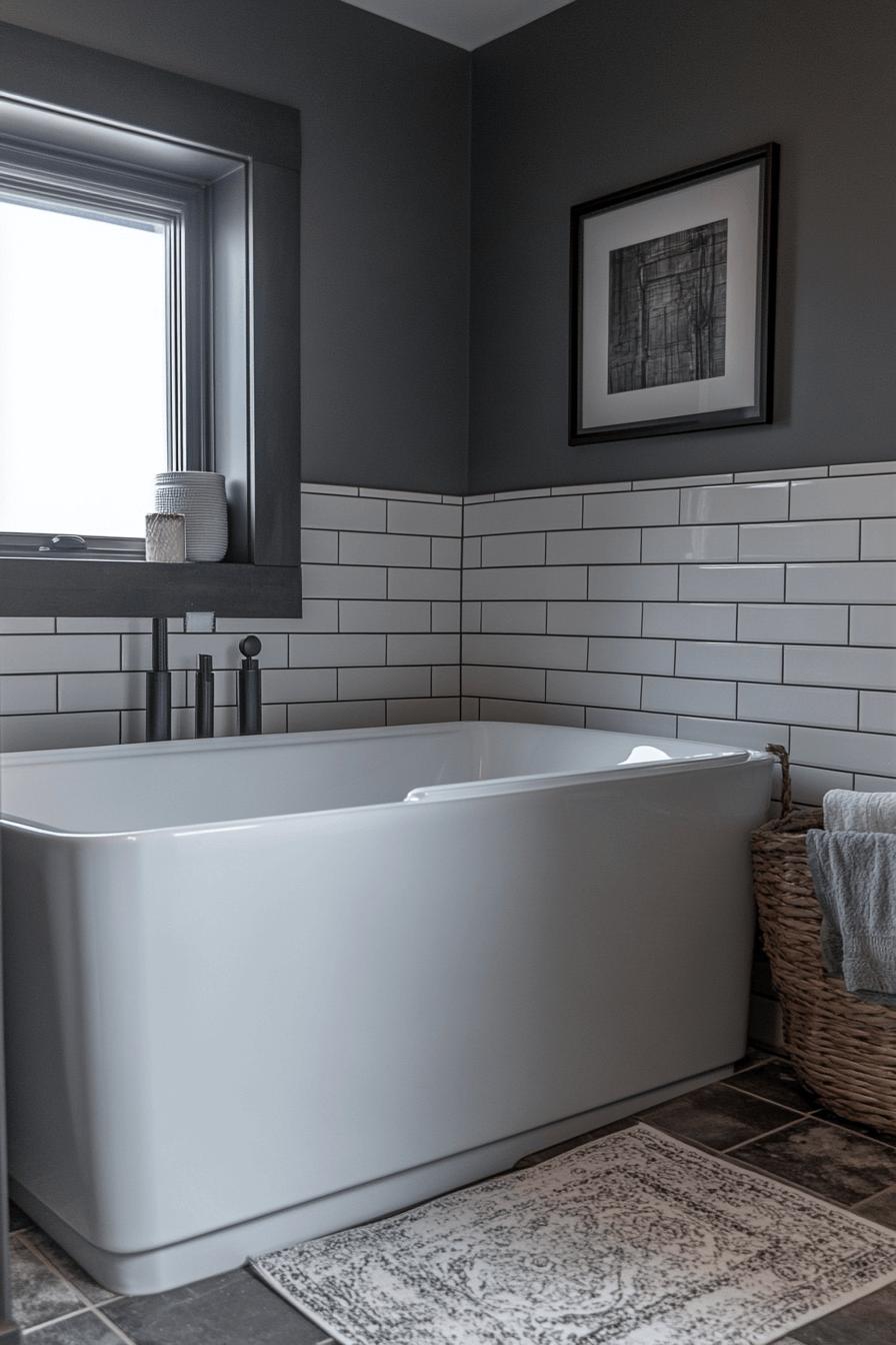 granny chic bathroom