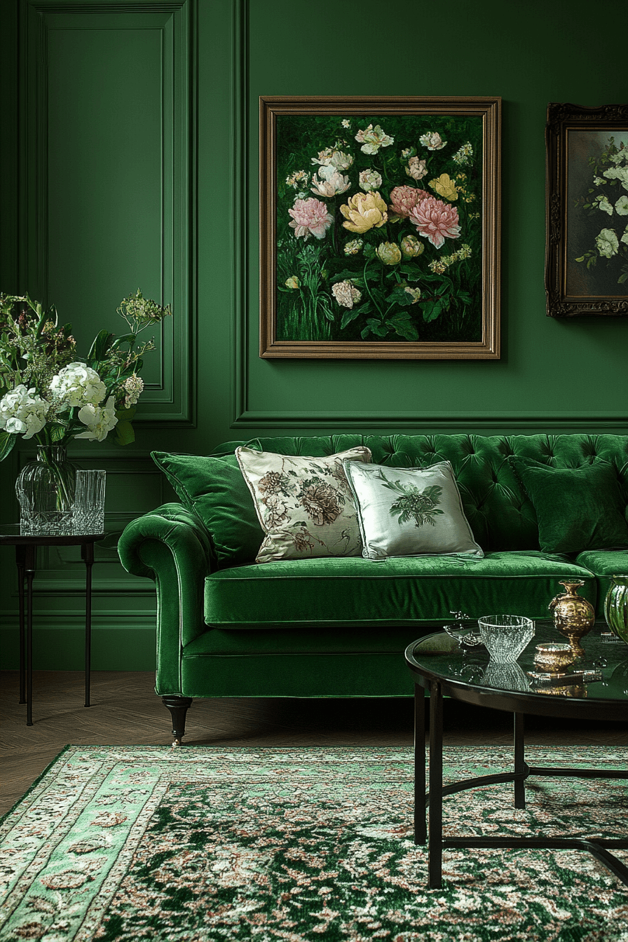 olive green couch living room ideas