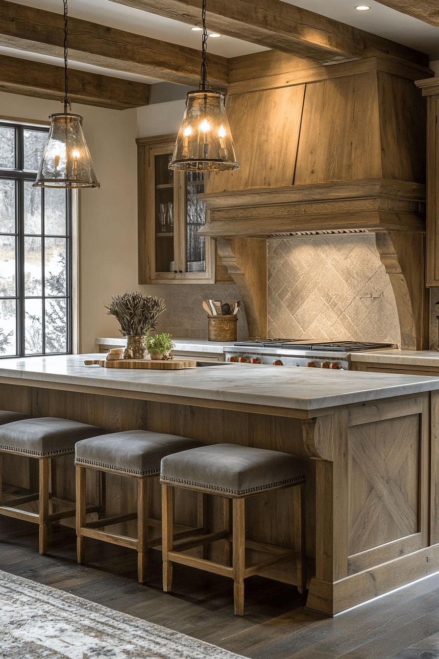 27+ Golden Oak Kitchen Cabinets That Make Every Detail Stand Out golden oak kitchen cabinets