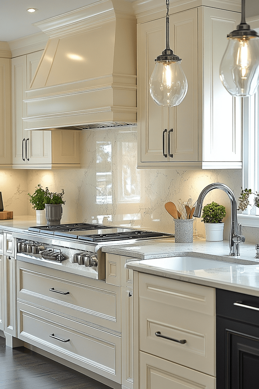 ivory kitchen cabinets
