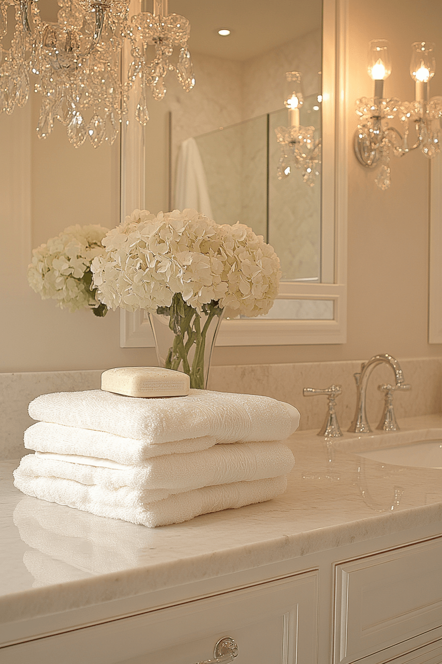 granny chic bathroom
