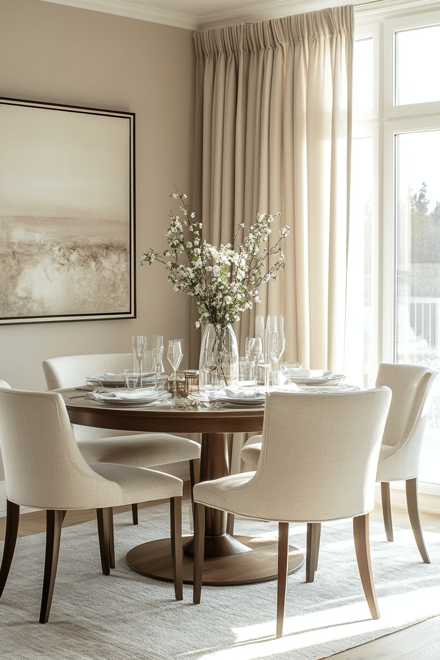granny chic dining room