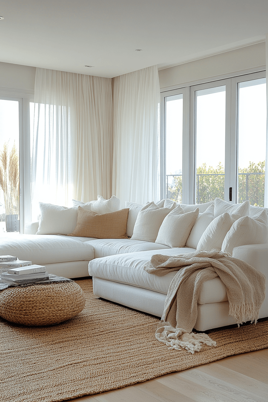 28+ White Couch Living Room Inspiration for a Fresh Yet Classic Vibe white couch living room