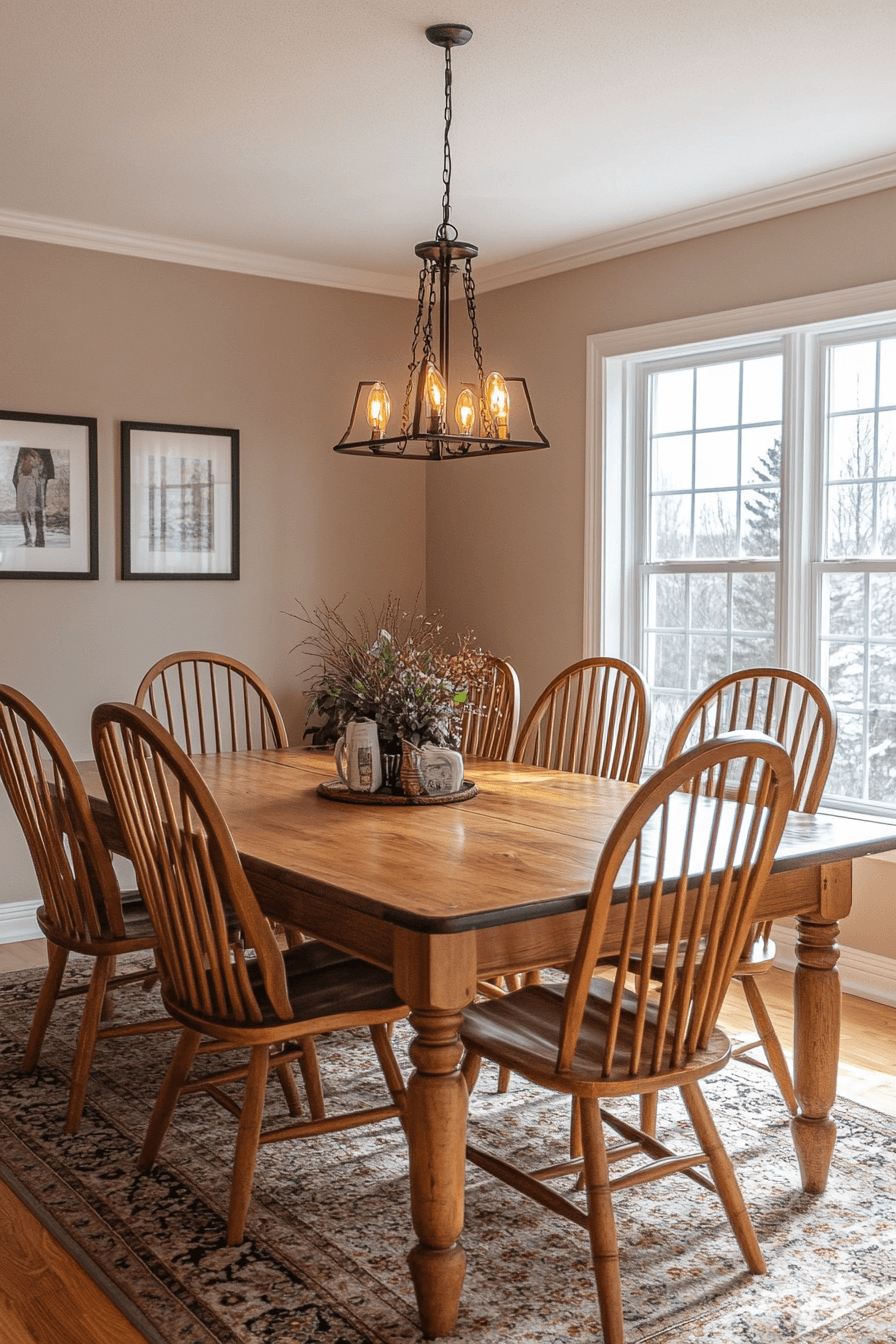 granny chic dining room