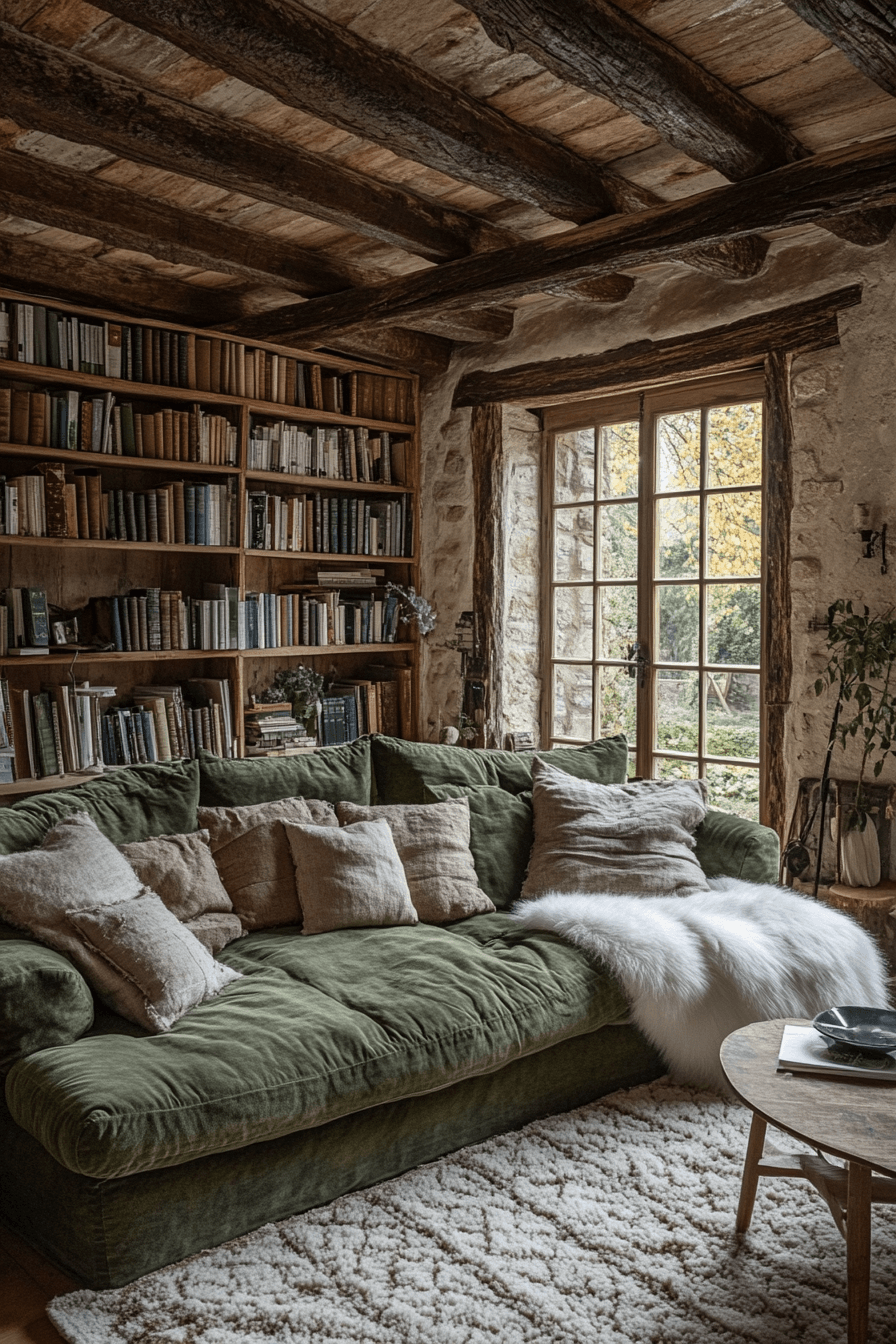 olive green couch living room ideas