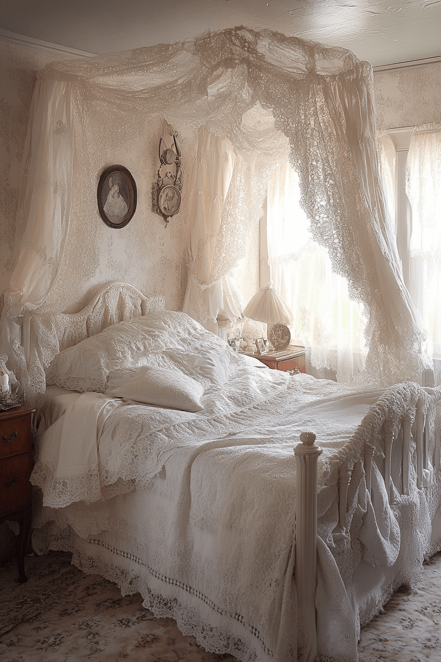 26+ Grandmacore Bedroom Looks for a Fresh Yet Nostalgic Vibe grandmacore bedroom