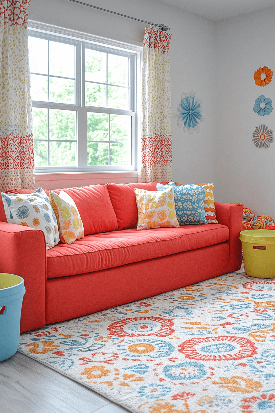 27+ Red Couch Living Room Ideas to Transform Small Spaces With Big Impact red couch living room