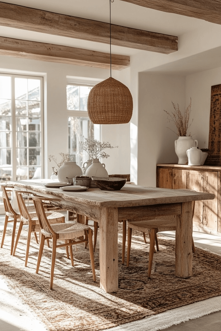 granny chic dining room