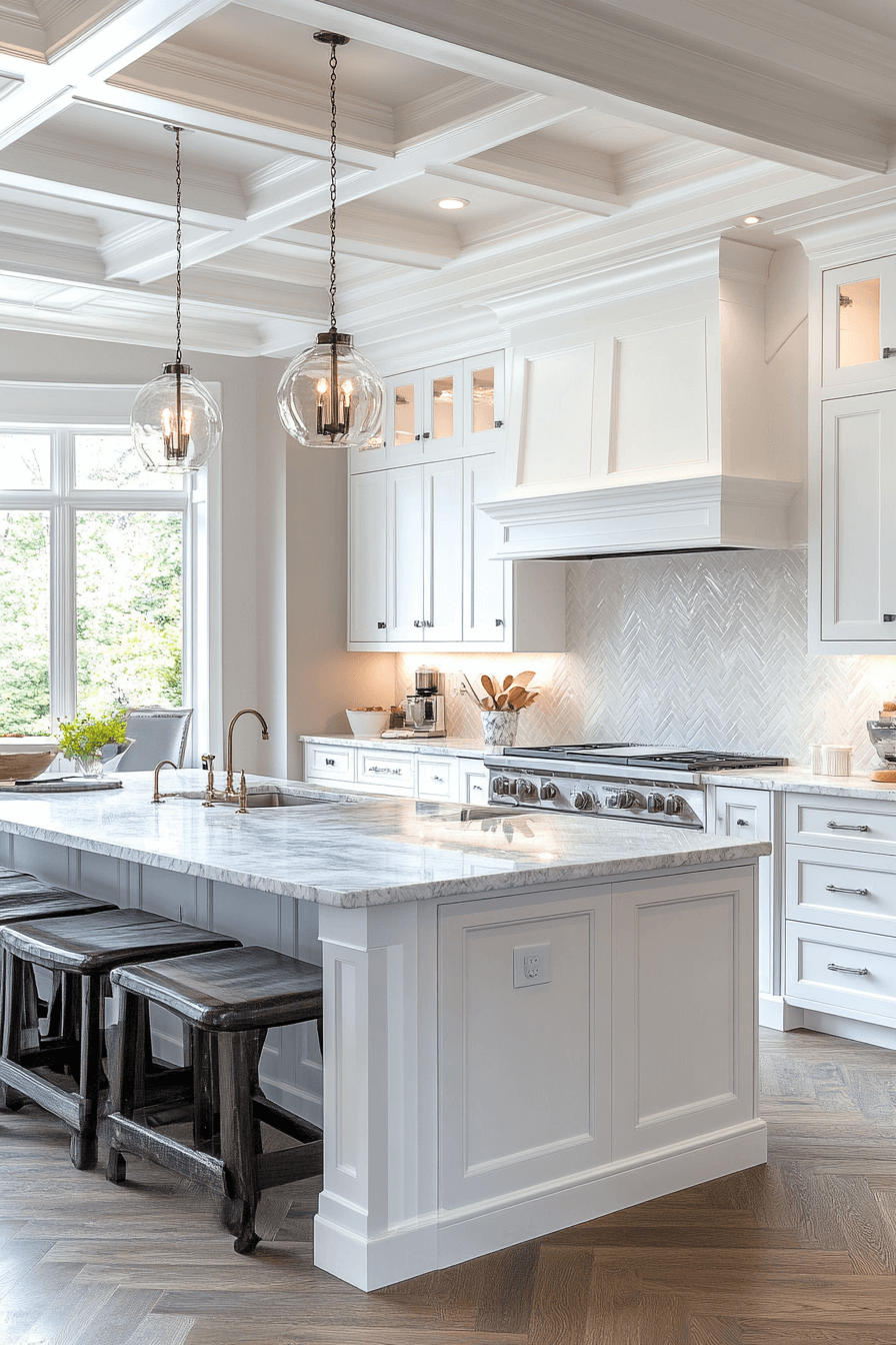 fluted glass kitchen cabinets